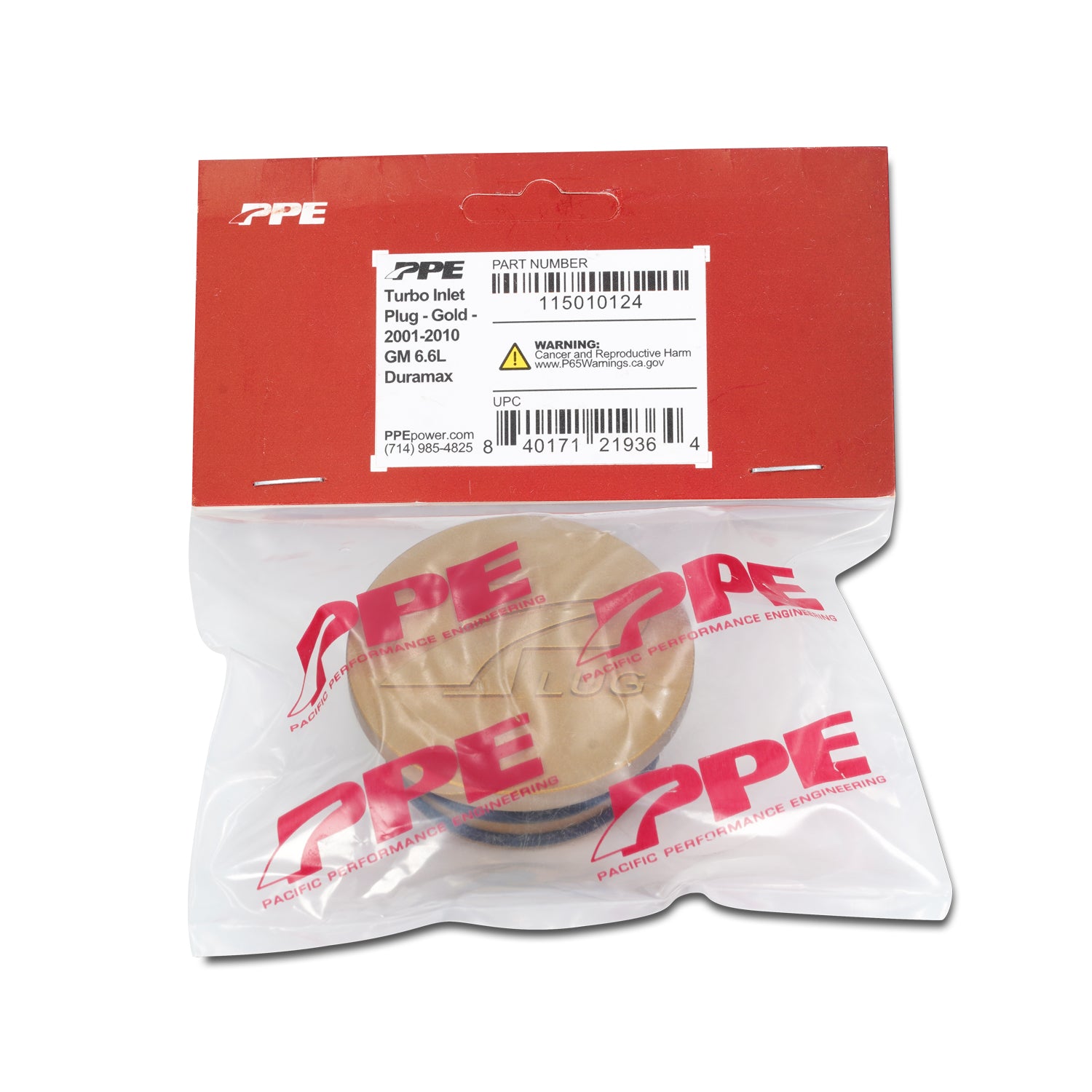 Plug Turbo Inlet Gold 2006-2010 GM 6.6L Duramax - Image 5