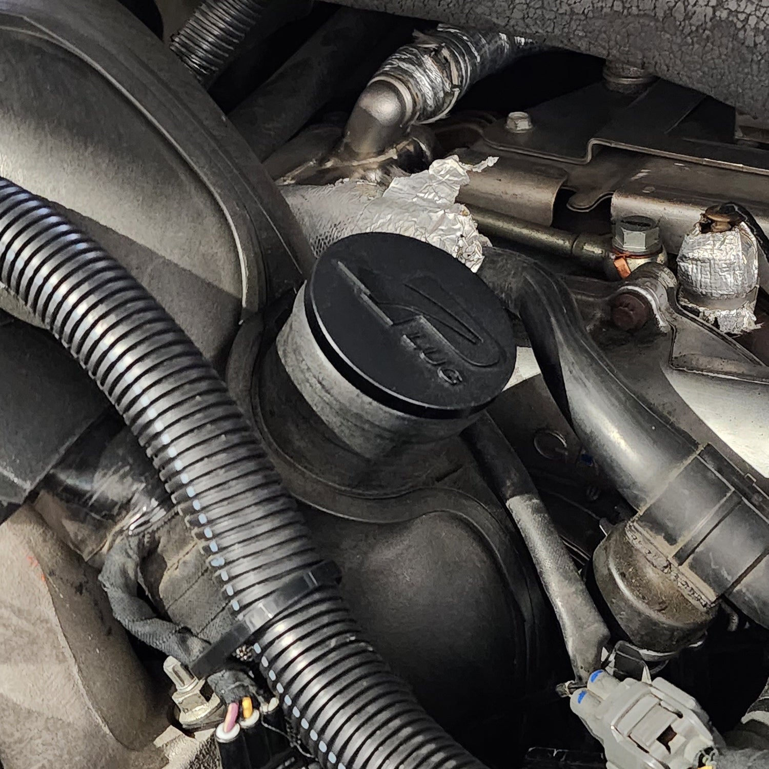 2017-2023 GM 6.6L Duramax Resonator Delete Plug L5P Raw - Image 8
