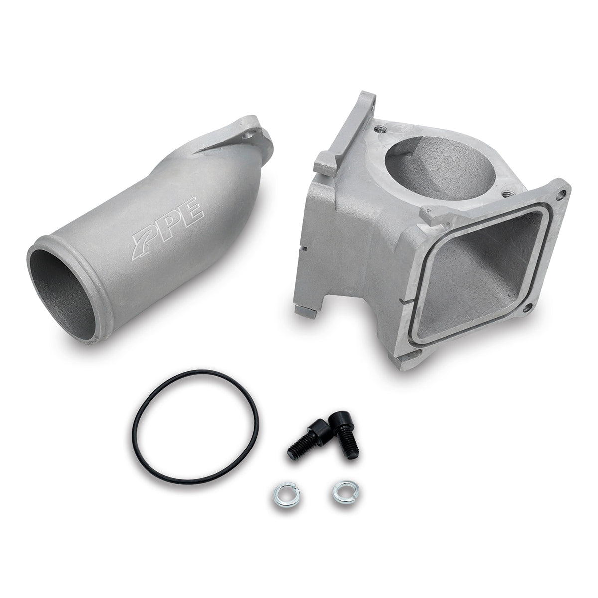 2006-2010 GM 6.6L Duramax Race High-Flow 3 inch Intake Bridge Manifold 2pc Race 06-10 Blue PPE Diesel - Image 2