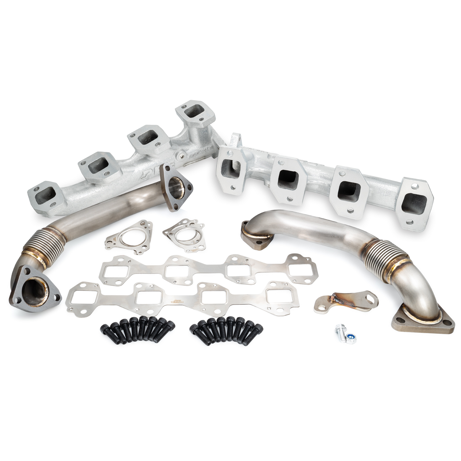 GM 6.6L Duramax High-Flow Exhaust Manifolds and Up-Pipes Kits 2001-2004 - Image 9
