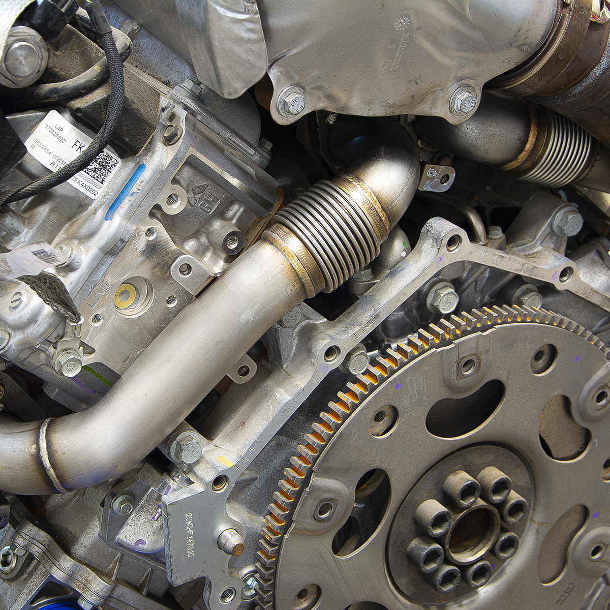 GM 6.6L Duramax OEM Length Replacement High Flow Up-Pipes GM Fed 01-04 and Ca 2001 - Image 5