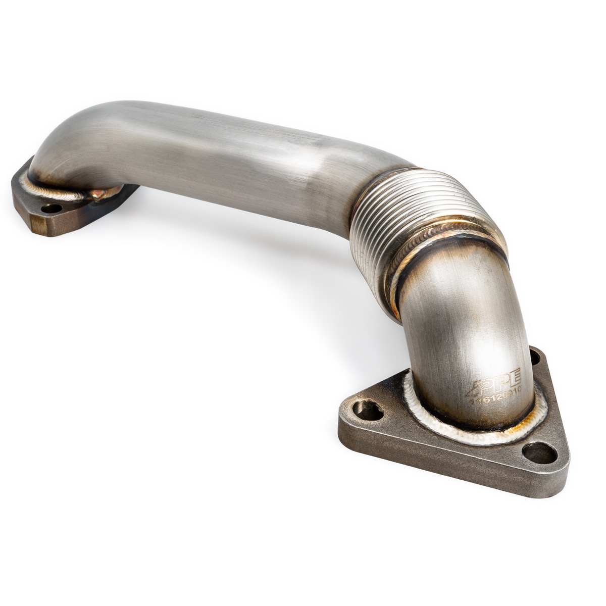 GM 6.6L Duramax Replacement Up-Pipe (Passenger Side) for OEM Exhaust Manifold 2001-2004 Fed - Image 2
