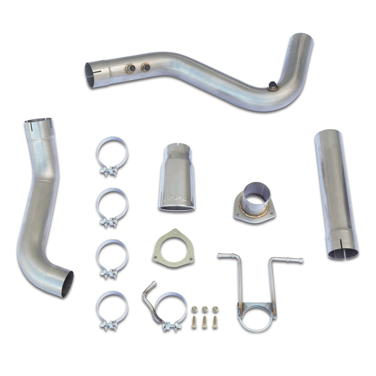 2007-2019 GM 6.6L Duramax 304 Stainless Steel Cat Back Performance Exhaust System with Polished Tip - Image 2