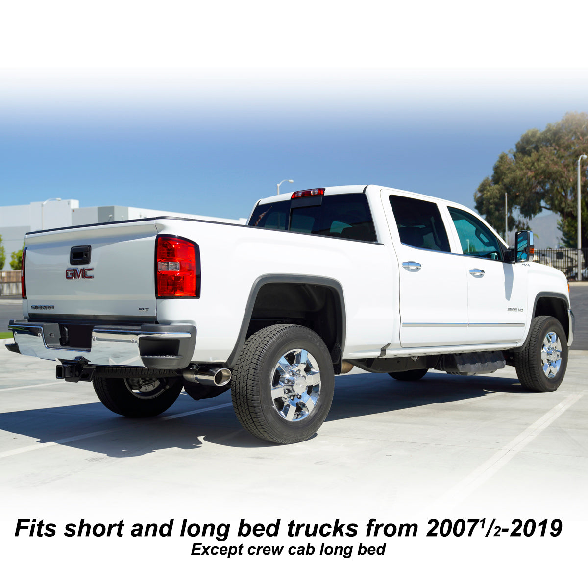 2007-2019 GM 6.6L Duramax 304 Stainless Steel Cat Back Performance Exhaust System with Polished Tip - Image 5