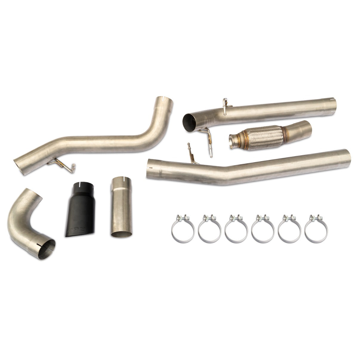 Exhaust Kit DPF-Back Single Tip 3.0L Duramax - Raw/Polish - Image 2
