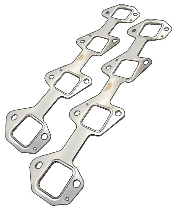 Standard Port Stainless Steel Exhaust Manifold Gasket Set 2 Pcs PPE Diesel - Image 2