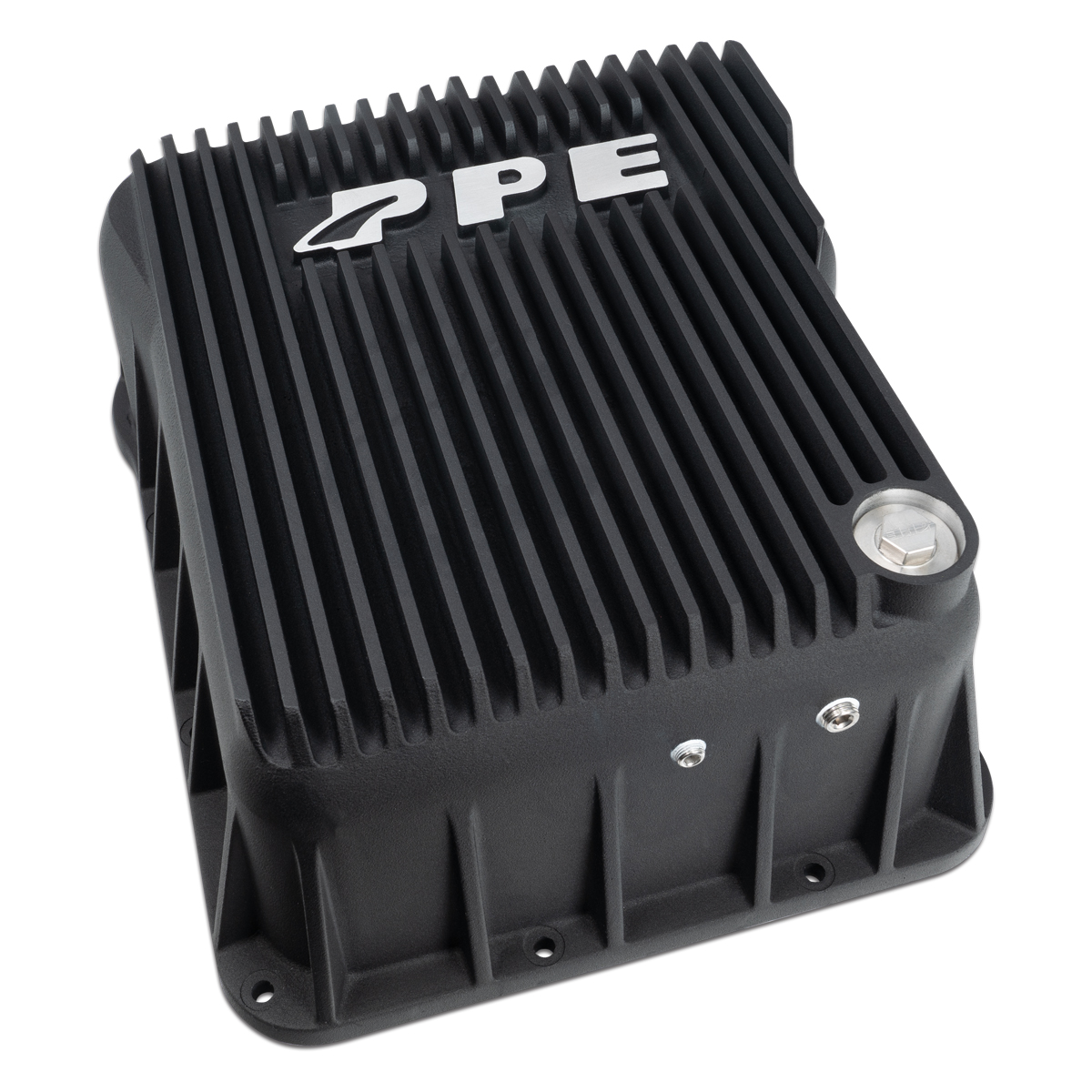 2001-2019 GM 6.6L DURAMAX W/ ALLISON 1000-2000-2400 SERIES TRANSMISSION HEAVY-DUTY DEEP ALUMINUM TRANSMISSION PAN Black