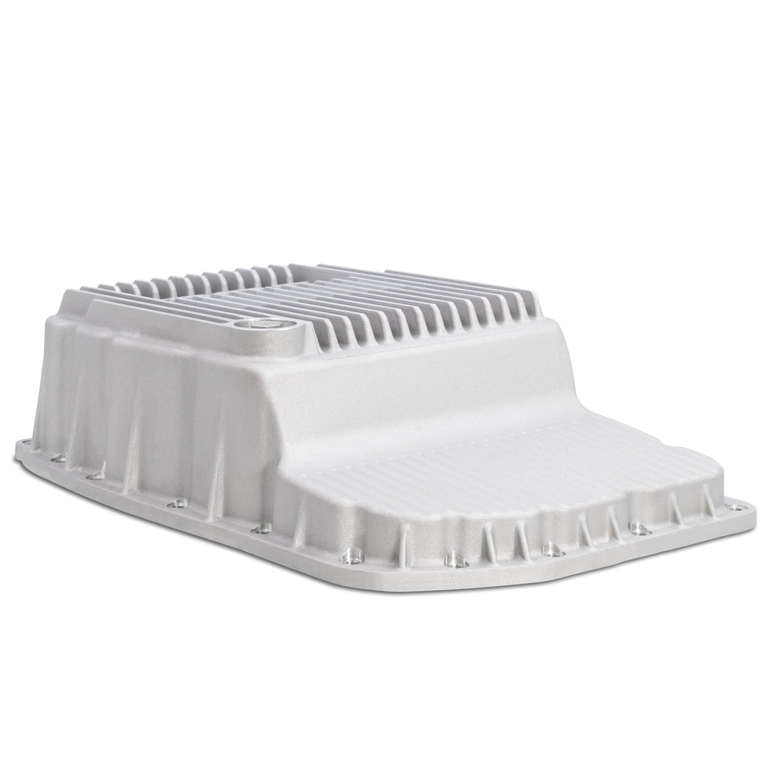 2007-2020 GM w/ 6L80 Heavy-Duty Cast Aluminum Transmission Pan Raw - Image 3