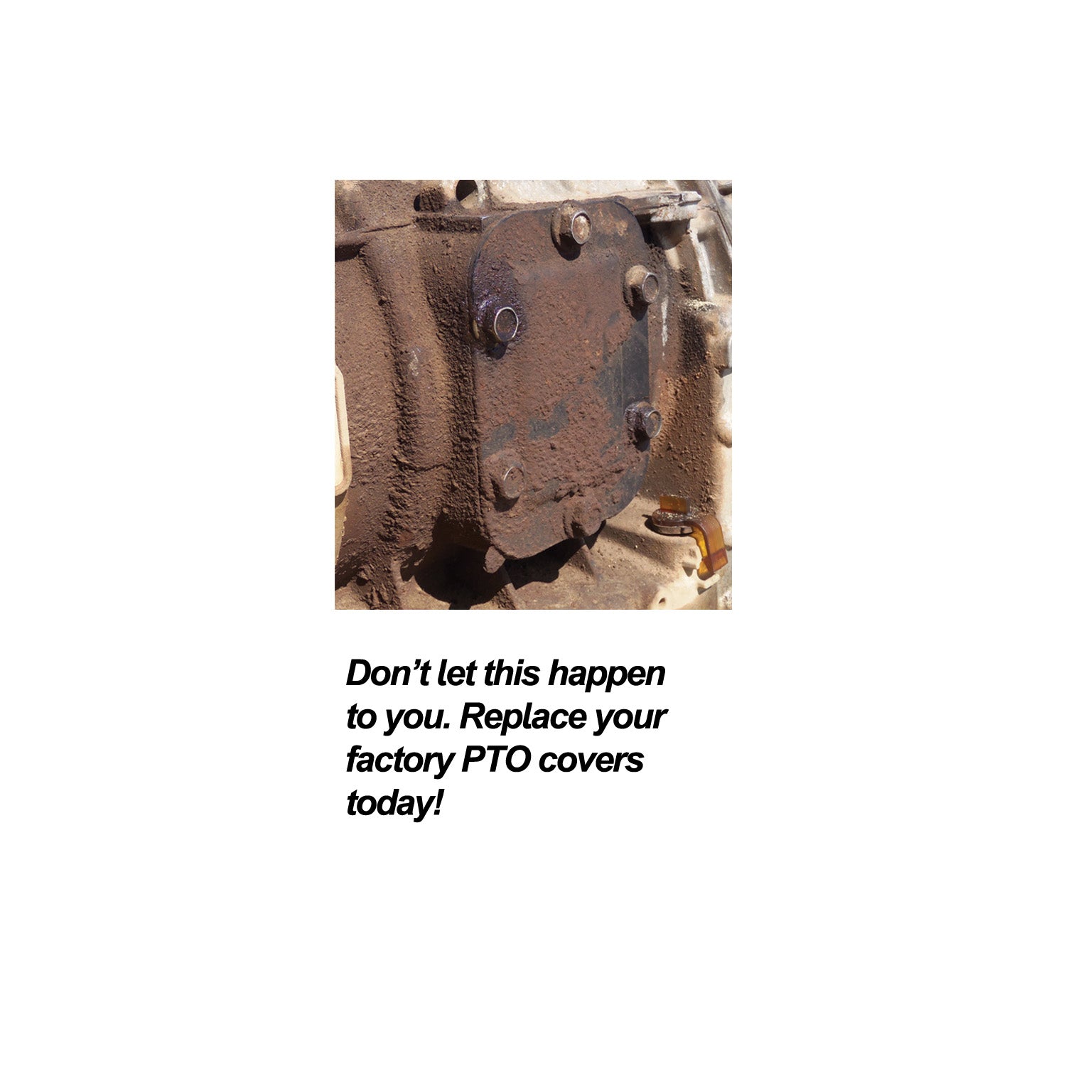 Heavy Duty PTO Side Covers GM Allison 1000 And 2000 Series Black PPE Diesel - Image 5