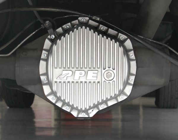 Heavy Duty Aluminum Rear Differential Cover GM/Dodge 2500HD/3500HD Raw PPE Diesel - Image 2