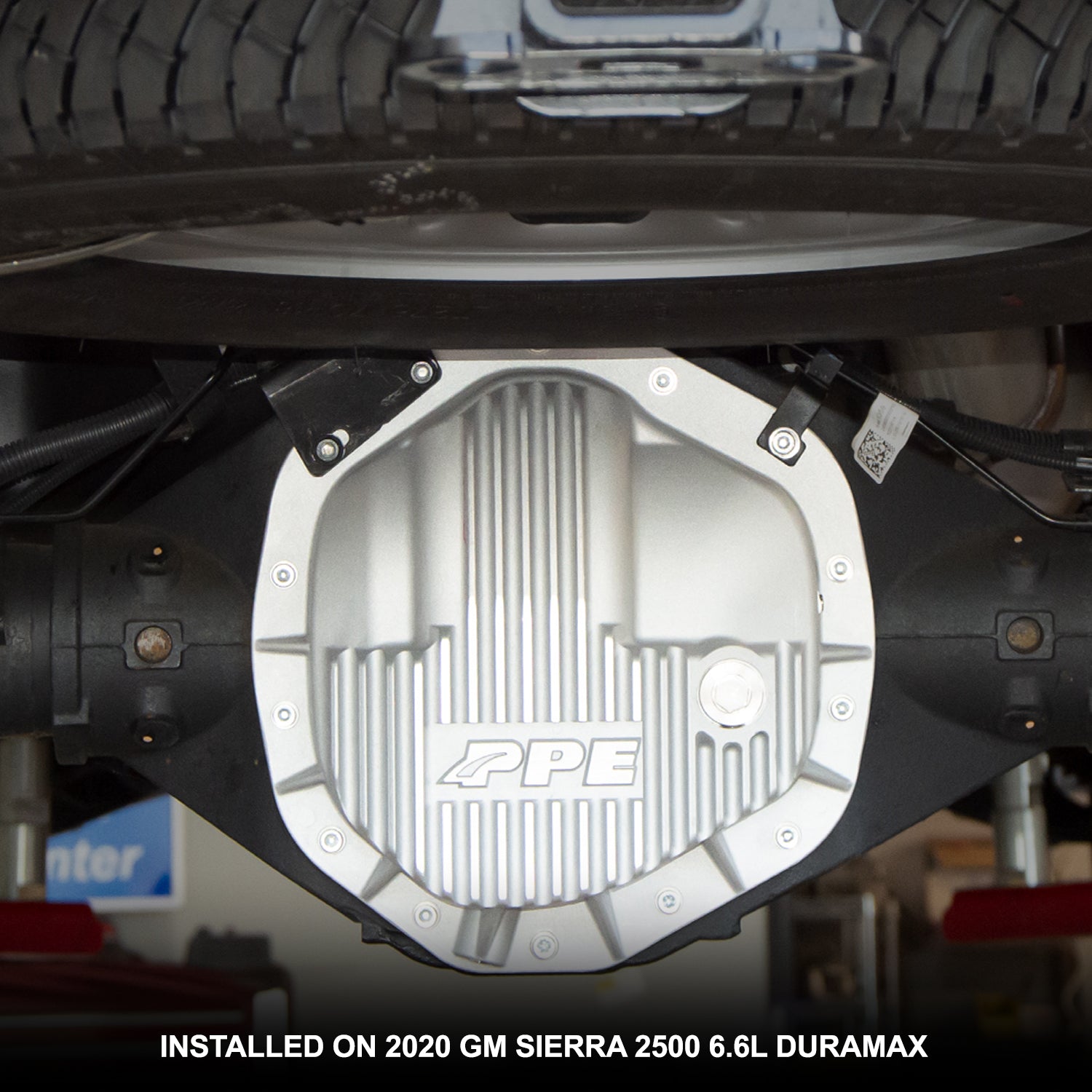 2020-2022 GM 6.6L Duramax 11.5 Inch /12 Inch -14 Heavy-Duty Cast Aluminum Rear Differential Cover Black - Image 3