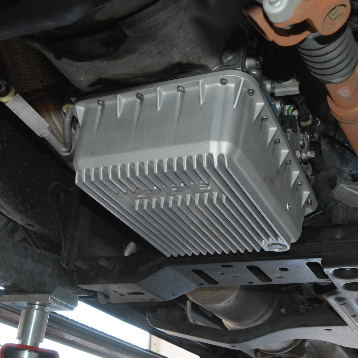 2013-2022 RAM 2500/3500 6.7L w/ AS69RC Transmission Heavy-Duty Cast Aluminum Transmission Pan Black - Image 2
