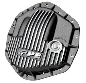 Heavy Duty Cast Aluminum Rear Differential Cover GM/Ram 2500/3500 HD Brushed PPE Diesel
