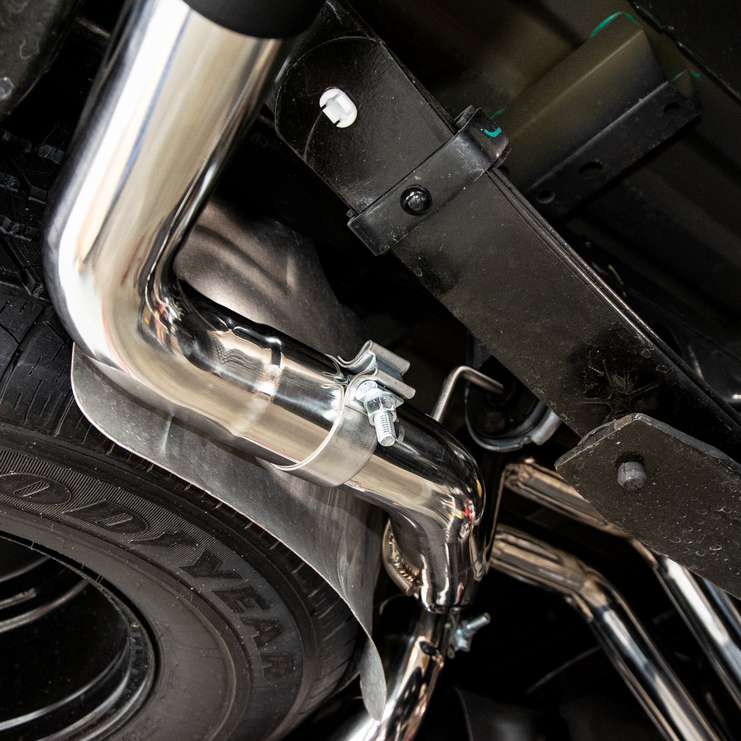 Exhaust Cat Back Ford F150 (2009-2014) Raw Tube Black Tips - Image 4