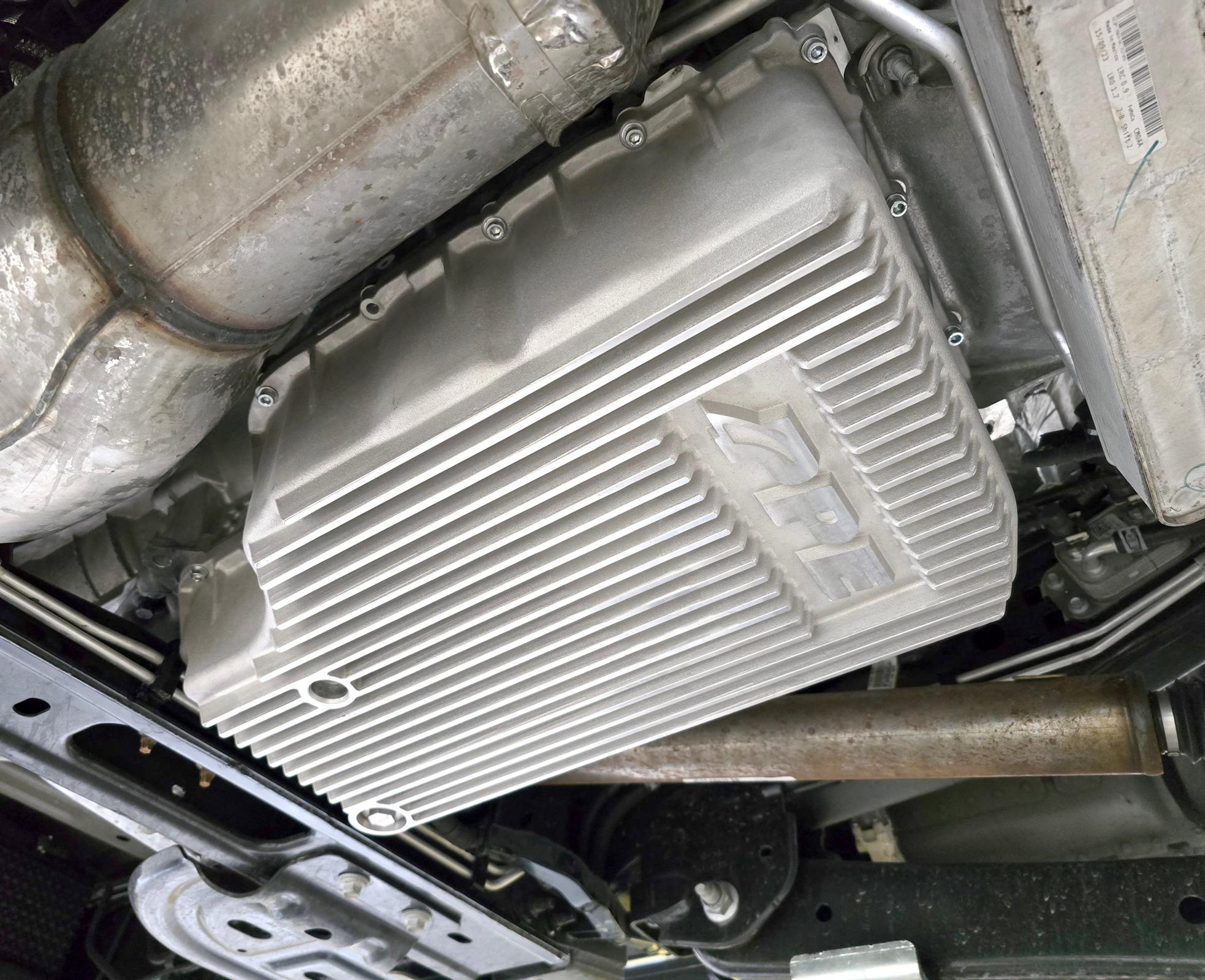 20-25 Ford Super Duty Diesel 10R140 Heavy-Duty Cast Aluminum Deep Transmission Pan-Raw Pacific Performance Engineering - Image 7