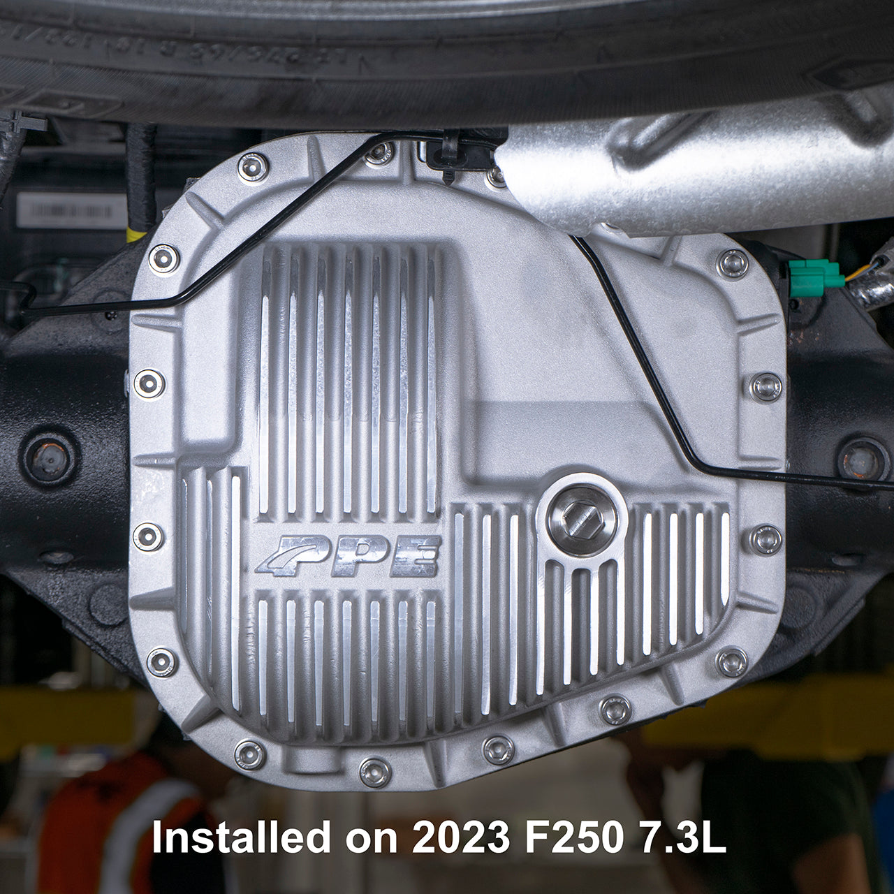 23-25 Ford SuperDuty Sterling 11.6 Inch- 16 Bolt Heavy-Duty Cast-Aluminum Rear Differential Cover-Black Pacific Performance Engineering - Image 4