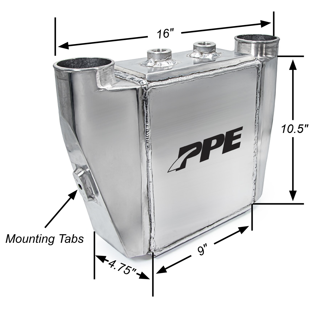 Water To Air Intercooler 3 Inch PPE Diesel - Image 3