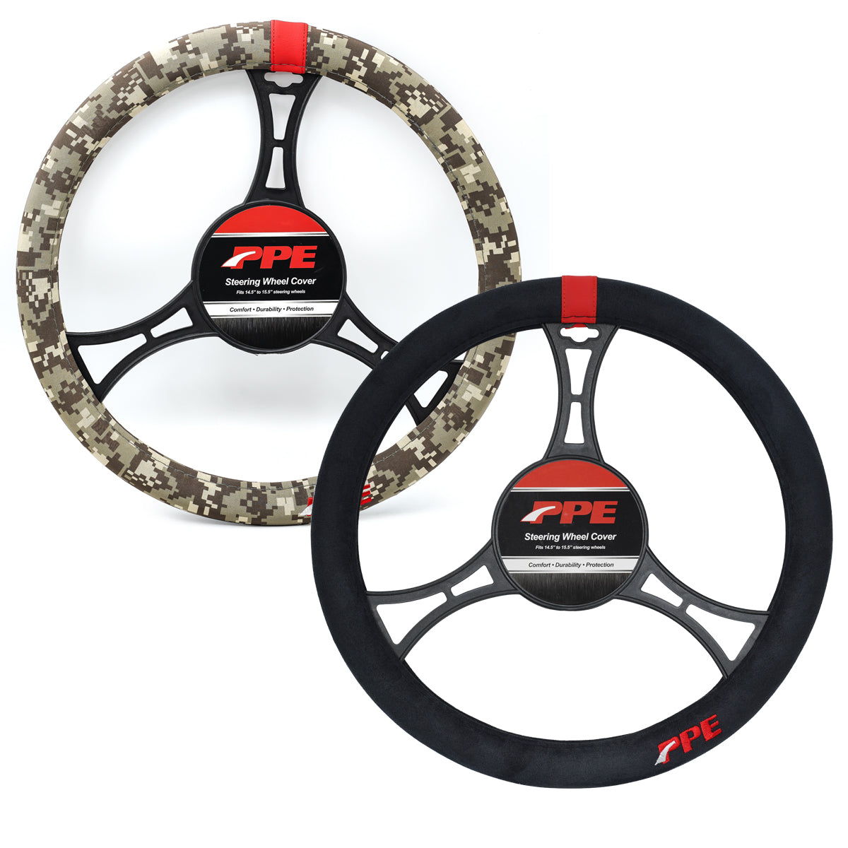 Steering Wheel Cover Black Suede Fits 15.5 in steering wheels - Image 4