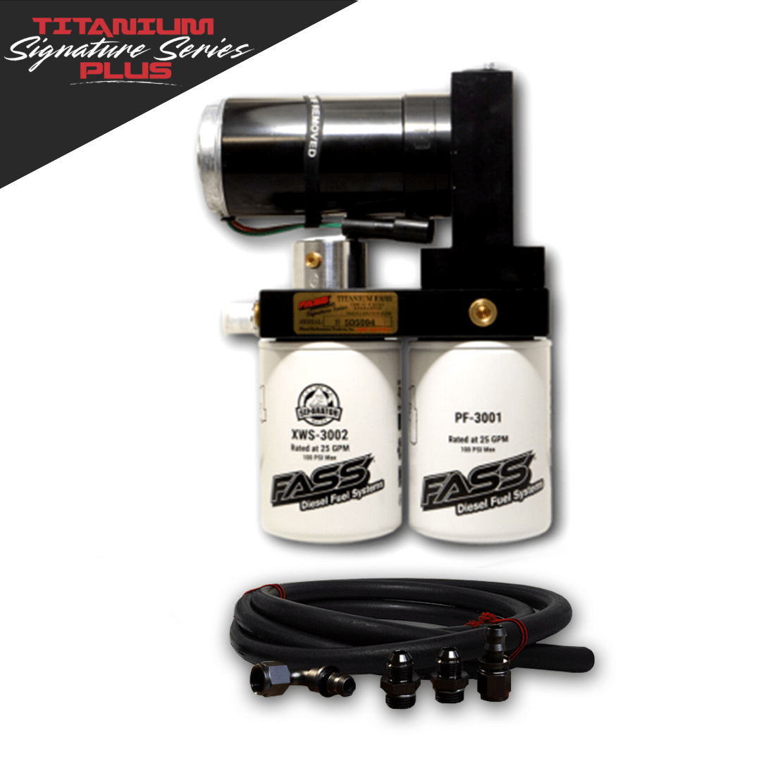Titanium Signature Series Plus Fuel System for 2005-2018 and 2021-2024 Dodge RAM Cummins 5.9L and 6.7L (1200-1500hp) FASS